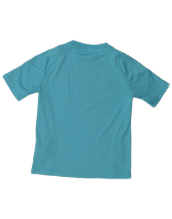 Adidas Boys Aeroready T-Shirt Top 9-10 År Blå Polyester