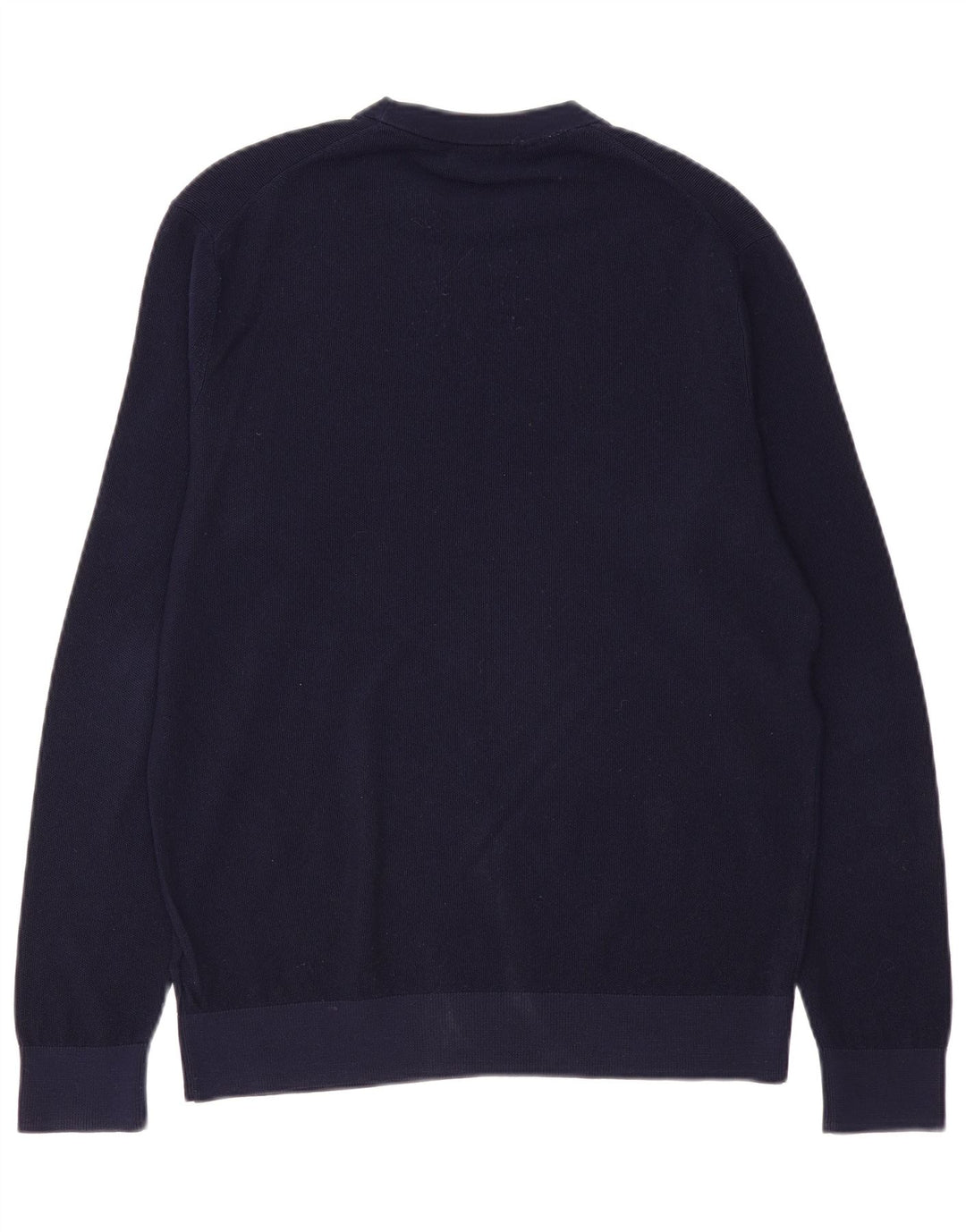 BROOKS BROTHERS Herre trøje med rund hals, medium marineblå merinould