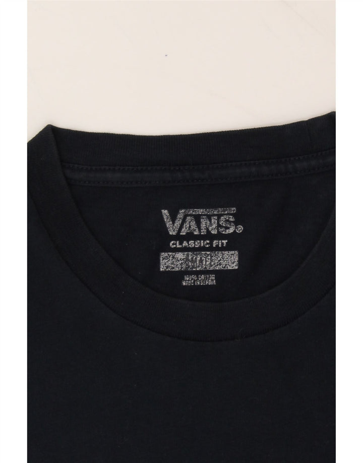 VANS Mens Graphic T-Shirt Top Small Navy Blue Cotton Vintage Vans and Second-Hand Vans from Messina Hembry 
