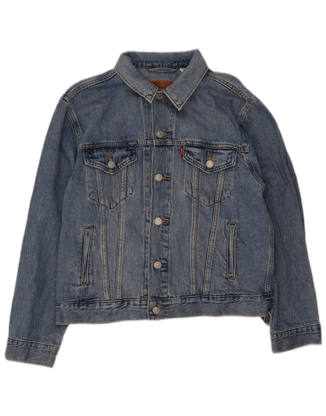 Levi's Herre denimjakke UK 38 Medium Blue Cotton