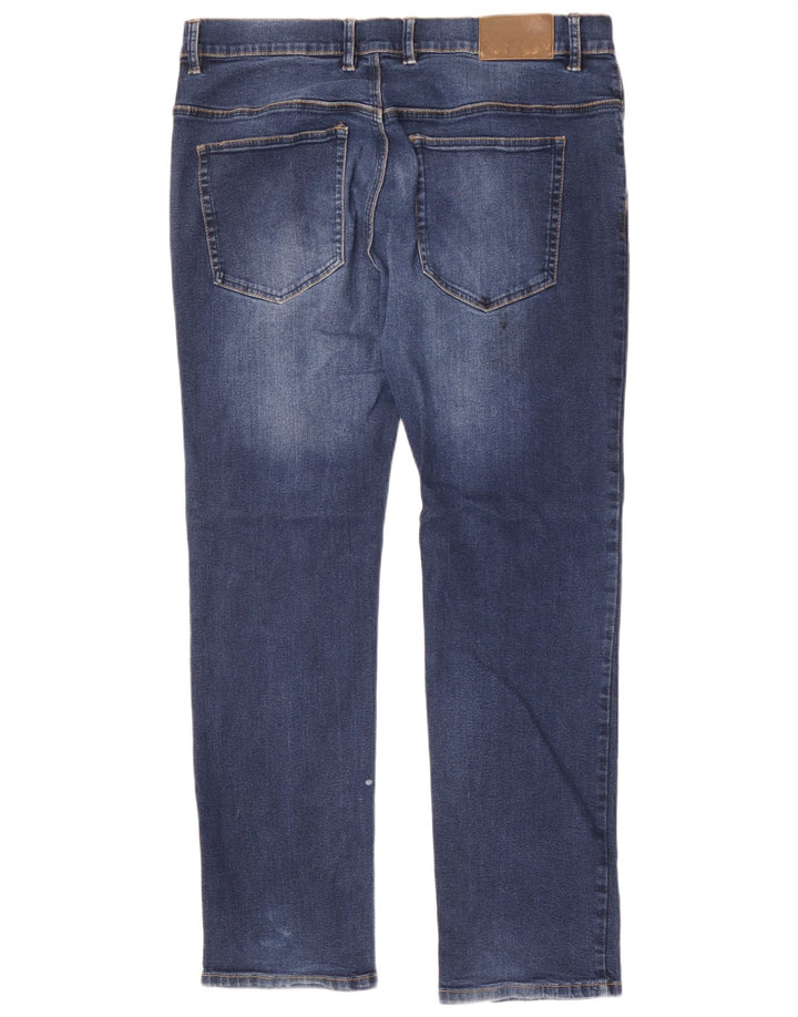 French Connection Slim Jeans til mænd W36 L32 blå bomuld