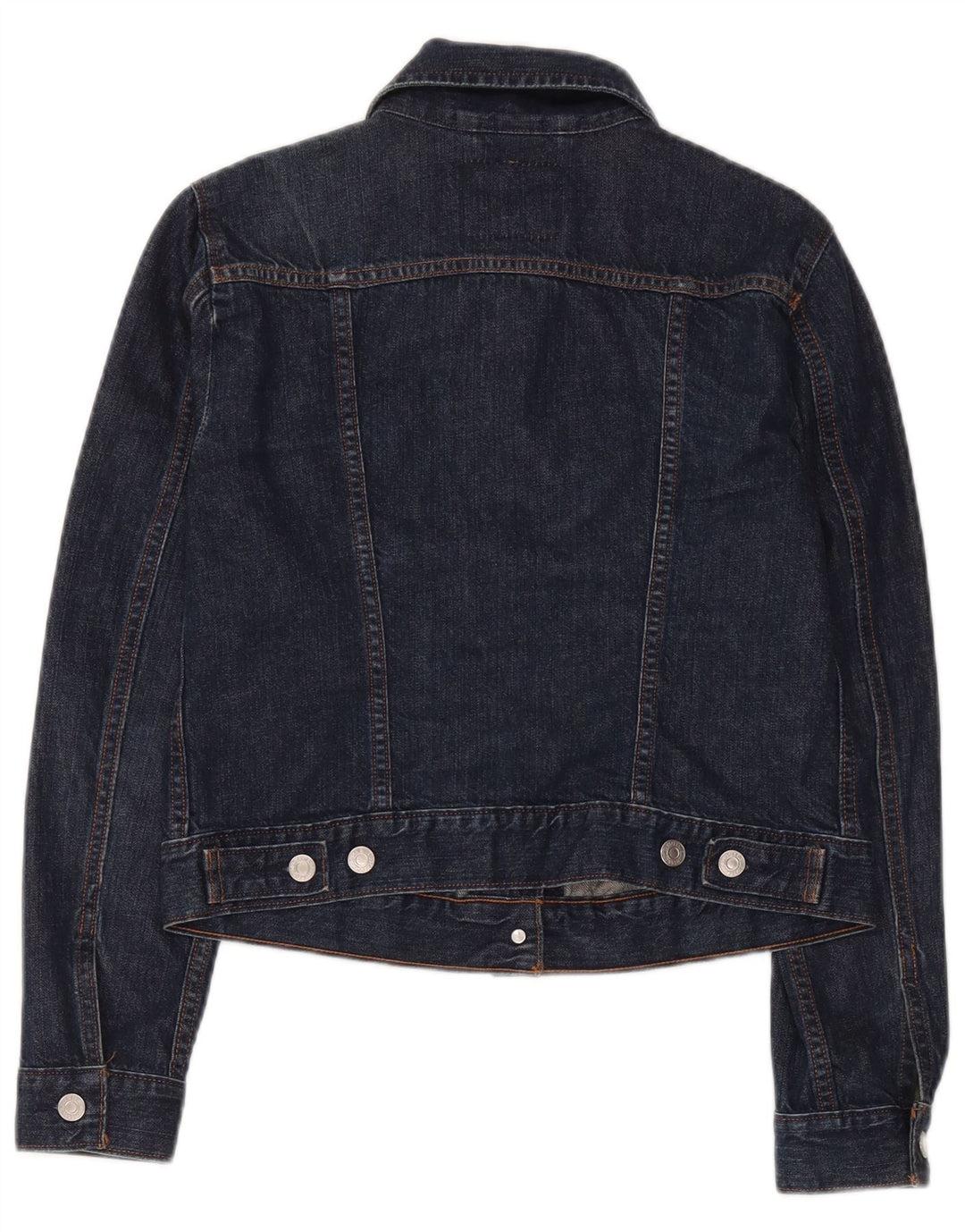 Levi's Womens Crop denimjakke UK 12 Medium Navyblå Bomuld
