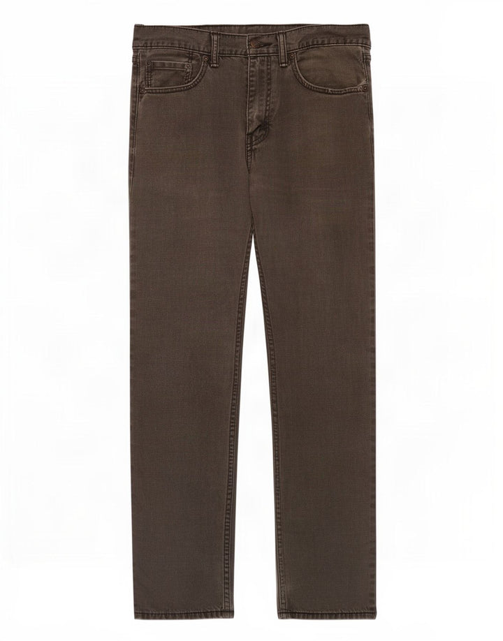Levi's Herre 505 Straight Jeans W32 L30 Grå Bomuld