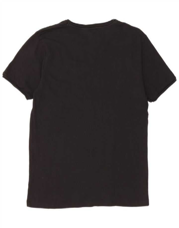 Zara Herre T-Shirt Top Lille Sort