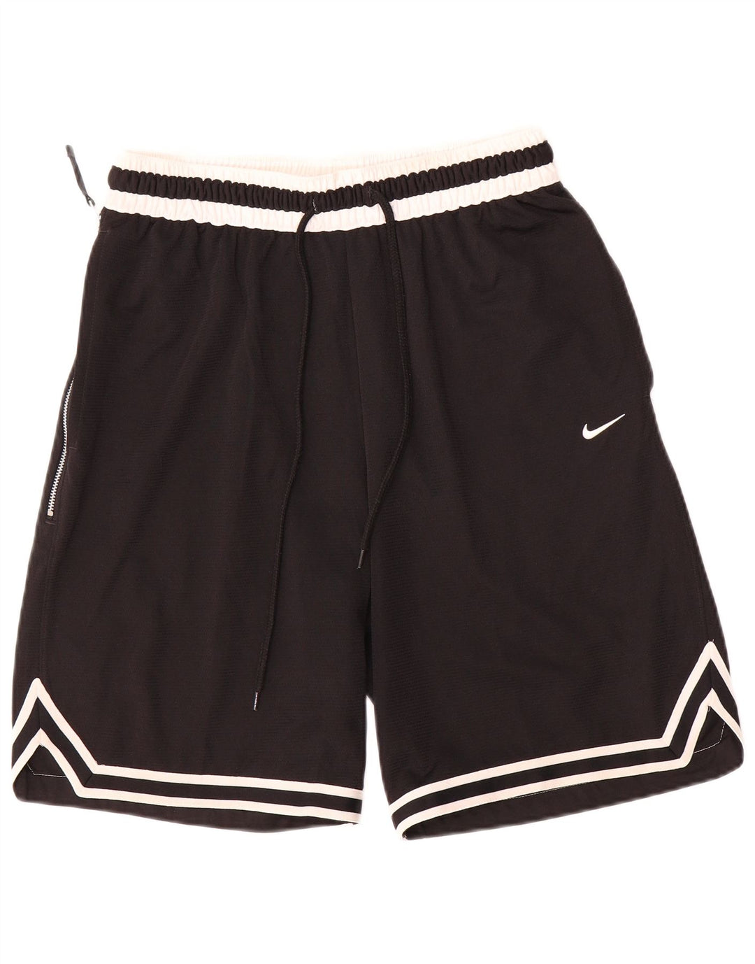 Nike Herre Dri Fit Sportshorts Medium Sort Colourblock Polyester