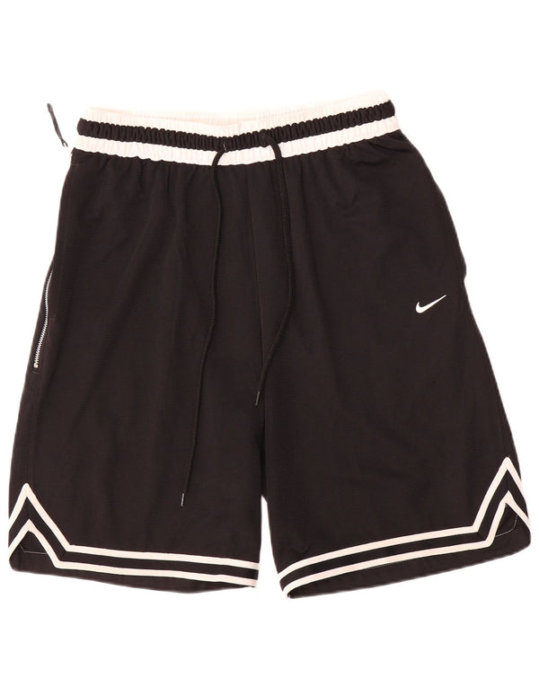 Nike Herre Dri Fit Sportshorts Medium Sort Colourblock Polyester