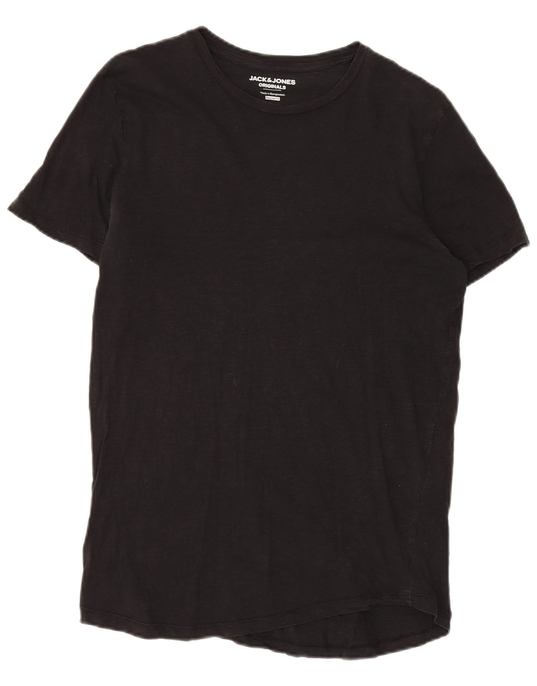 Jack & Jones Herre Regular Fit T-shirt Top Medium Sort Bomuld