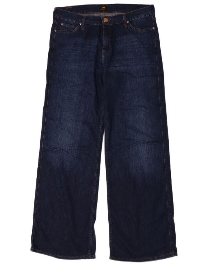 LEE Dame Aubrey Jeans med brede ben W32 L31 Marineblå Bomuld