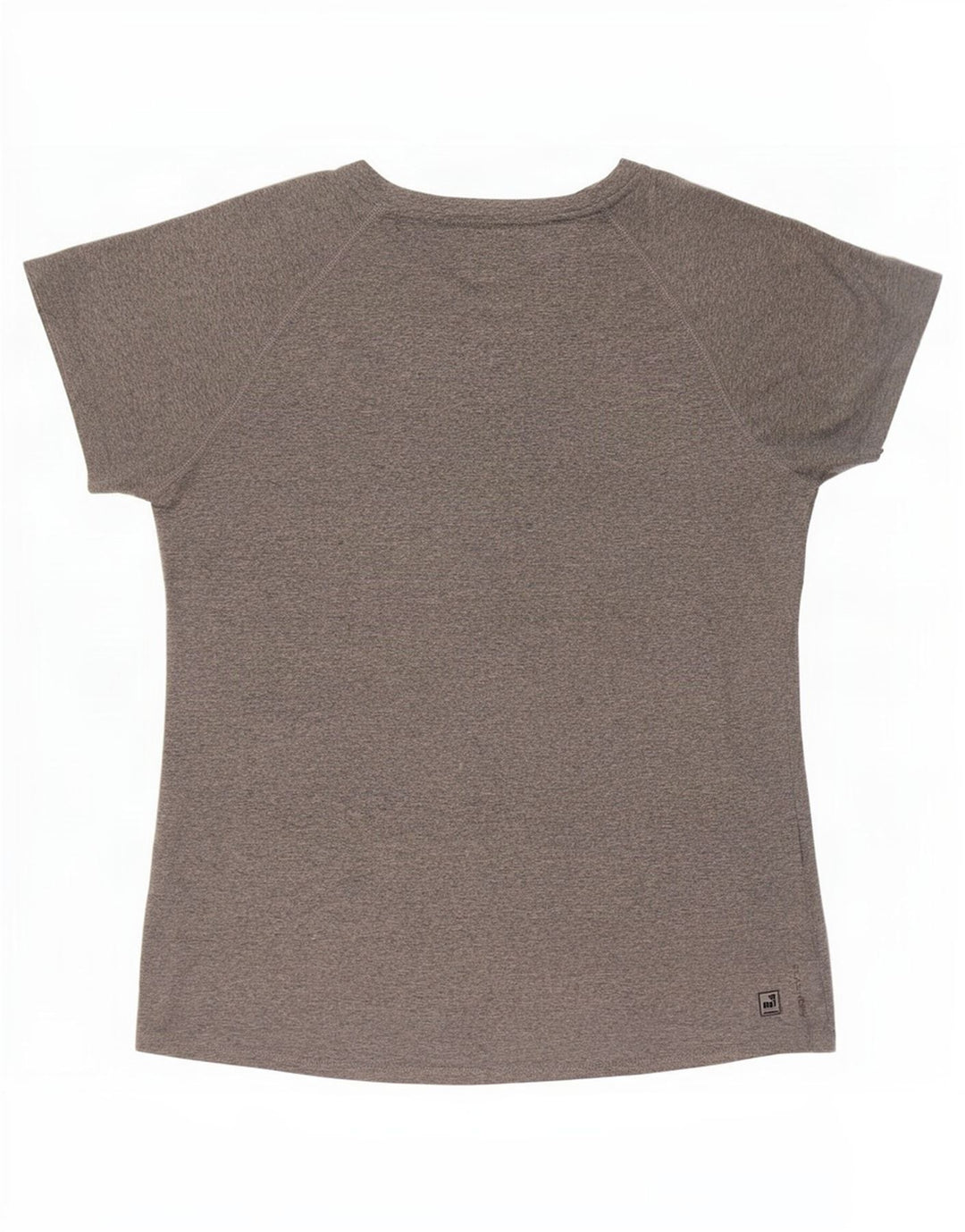 The North Face T-shirt top til kvinder UK 12 Medium Grey Flecked Polyester