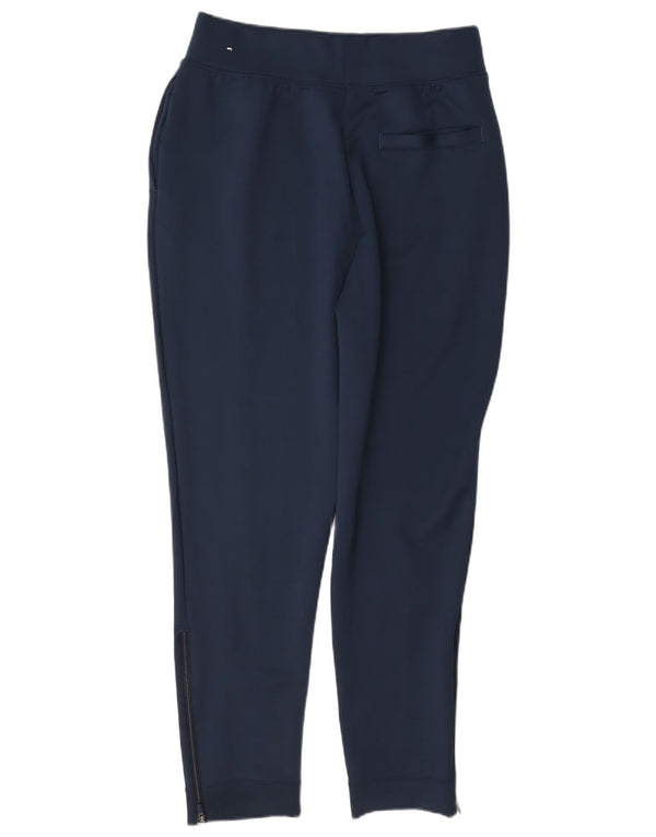 Nike Dame Dri Fit Slim Træningsdragt Bukser Joggers UK 14 Medium Navy Blue