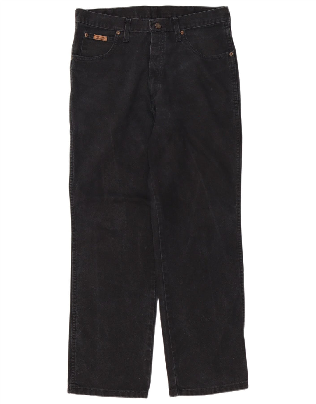 Wrangler Herre Ohio Straight Jeans W33 L30 Sort Bomuld