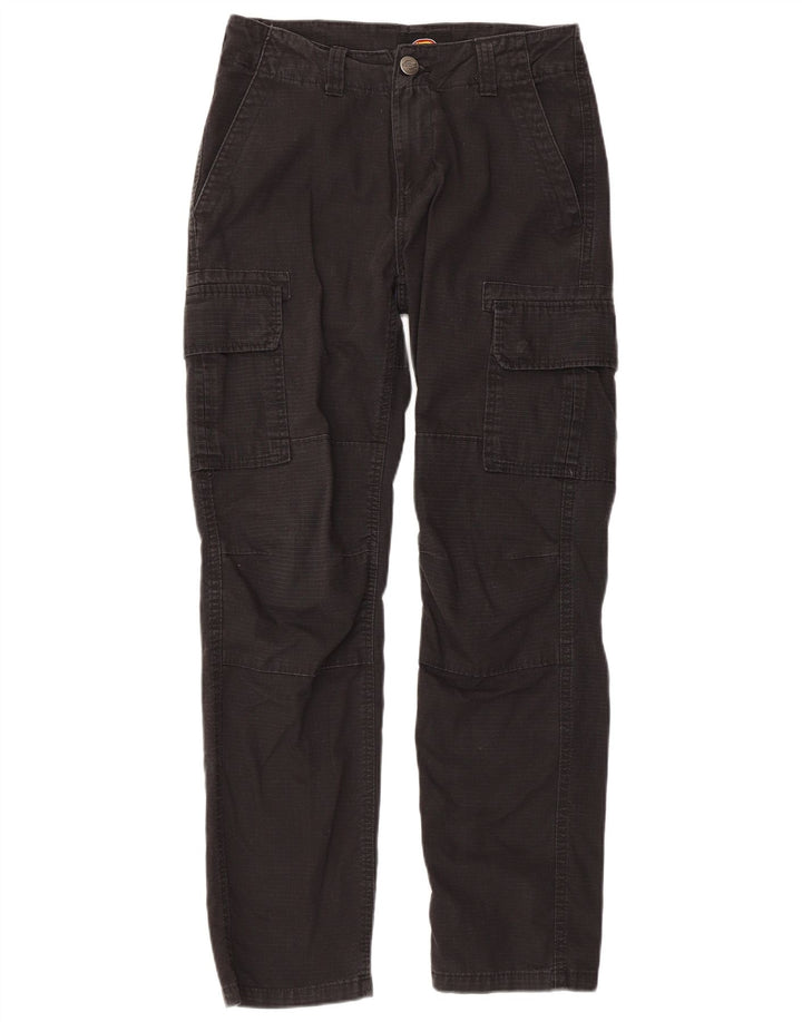 DICKIES Straight Cargo bukser til mænd W28 L29 Sort bomuld
