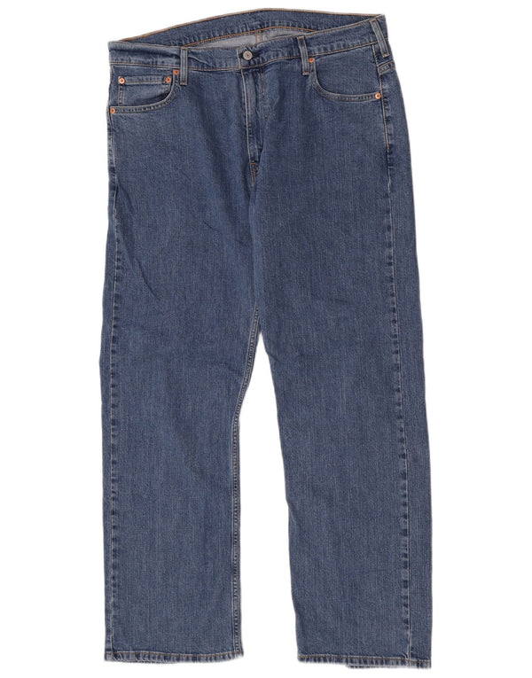 Levi's herre 569 afslappet pasform lige jeans W36 L32 blå bomuld
