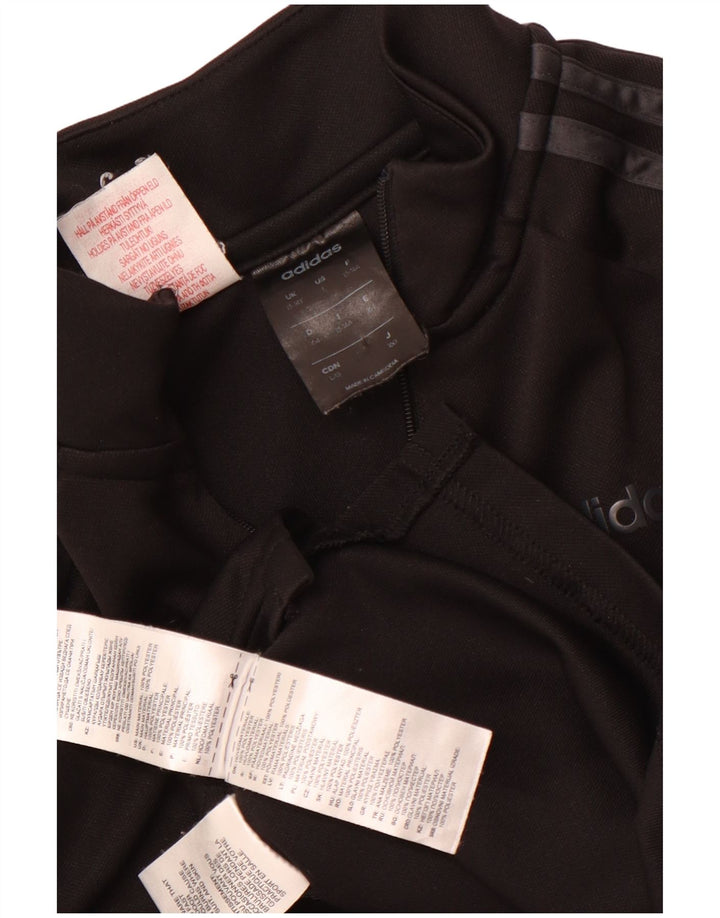 Adidas Boys Climalite Pullover med lynlås-hals træningsdragt Top 13-14 år Sort