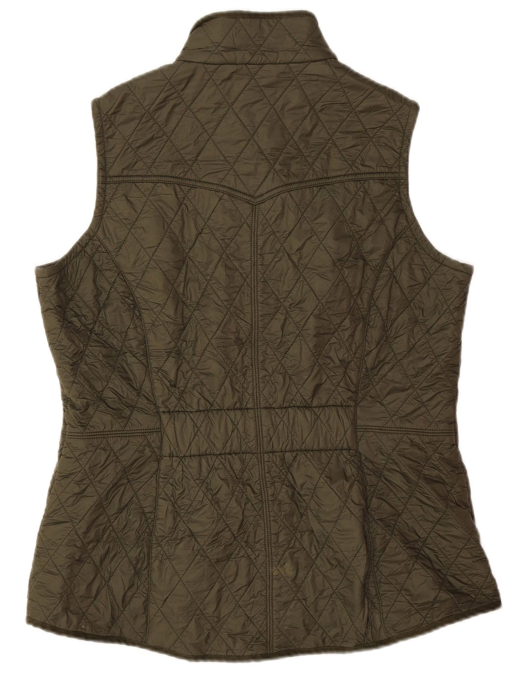 Barbour Dame Quiltet Gilet UK 16 Large Khaki