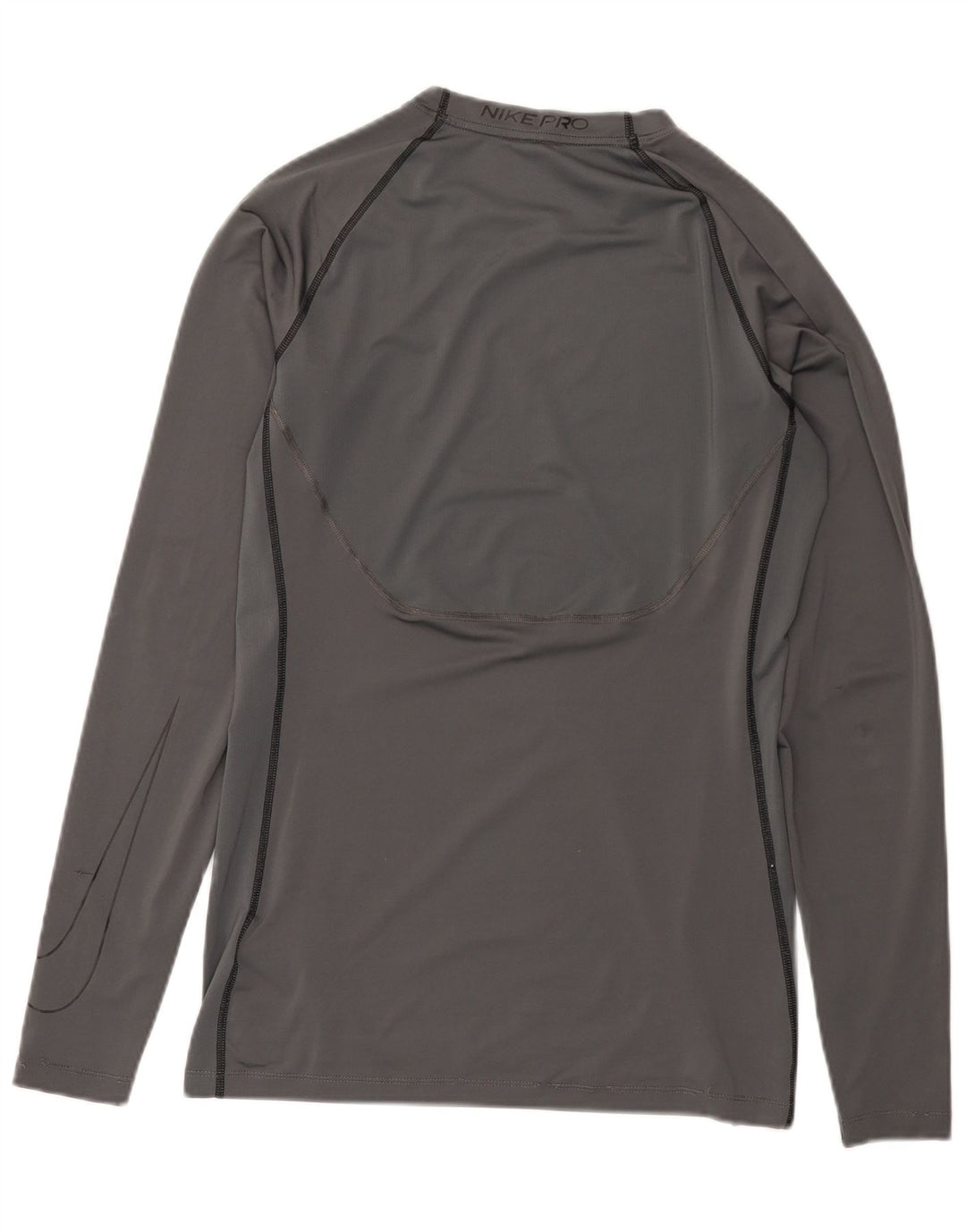 Nike Herre Dri Fit Top Langærmet Medium Grey Polyester