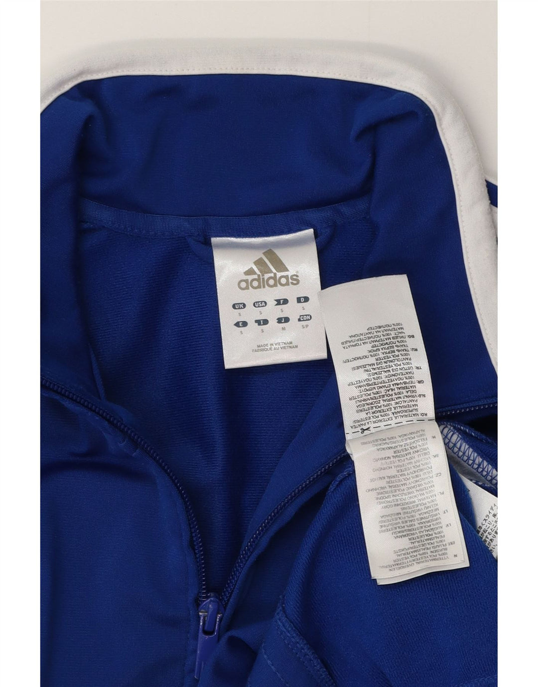 Adidas Træningsdragt til mænd Top jakke Lille blå Colourblock Polyester