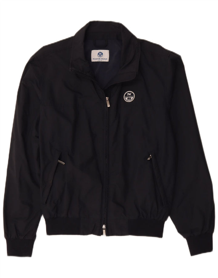 North Sails Herre Bomber Jacket UK 38 Medium Navy Blue Polyamide