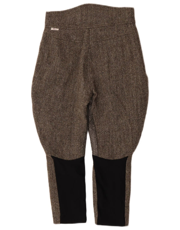 Moncler Kvinder Højtaljede Ridebukser XS W26 L22 Brunt sildeben