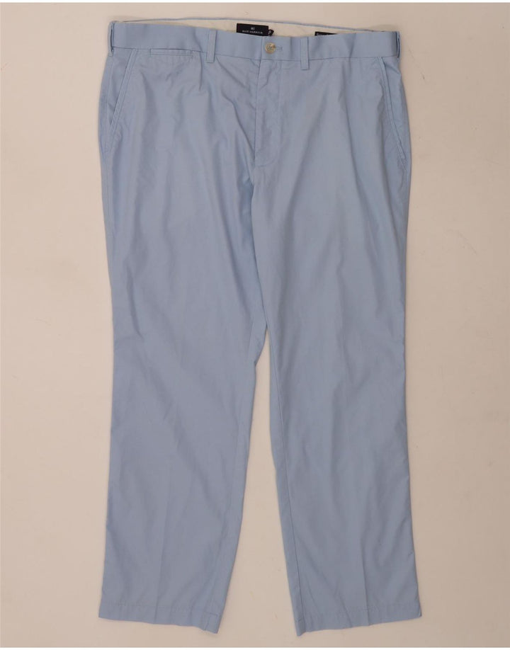 Marks & Spencer Straight Chino-bukser til mænd W38 L29 blå bomuld