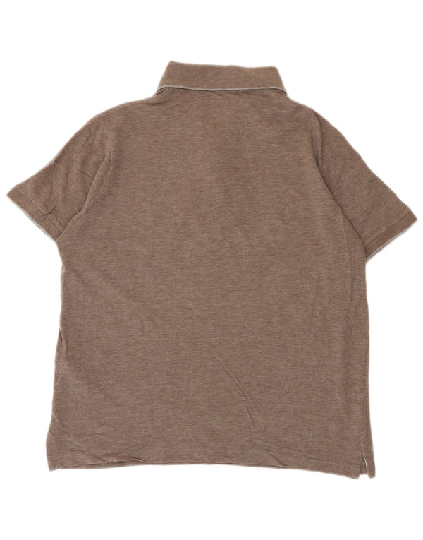 Paul & Shark Herre Regular Fit Polo Shirt Medium Brun Bomuld