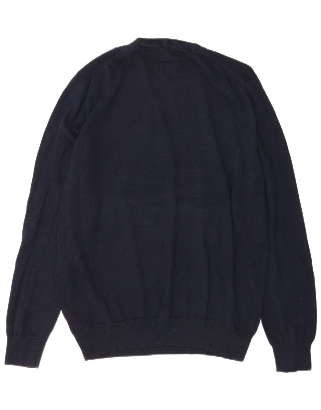 Marks & Spencer Herre sweater med rund hals XL marineblå bomuld
