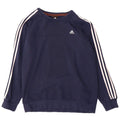Adidas Herre Climalite Sweatshirt Jumper Stor marineblå bomuld