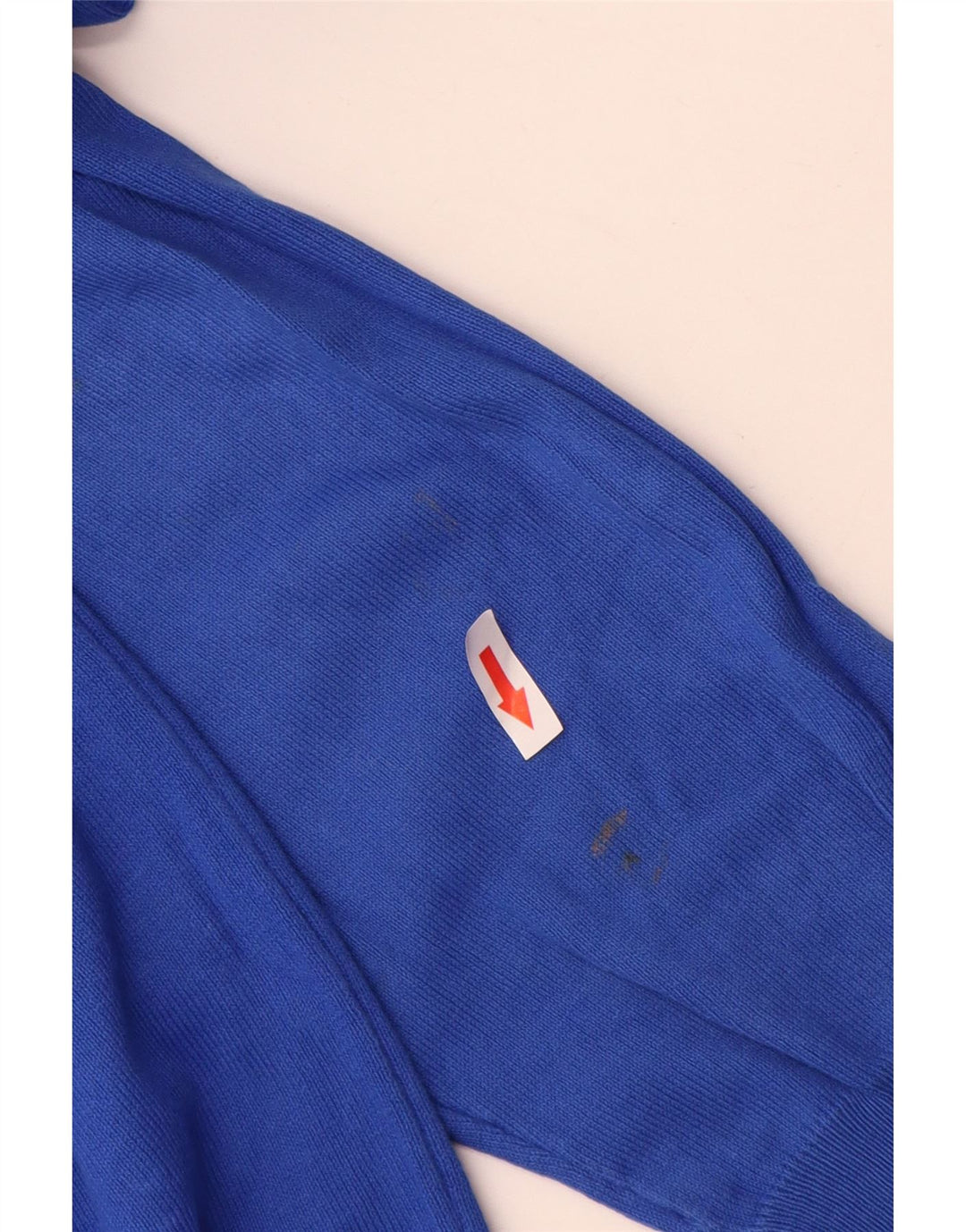 Zara Herre sweater med rund hals XL blå bomuld
