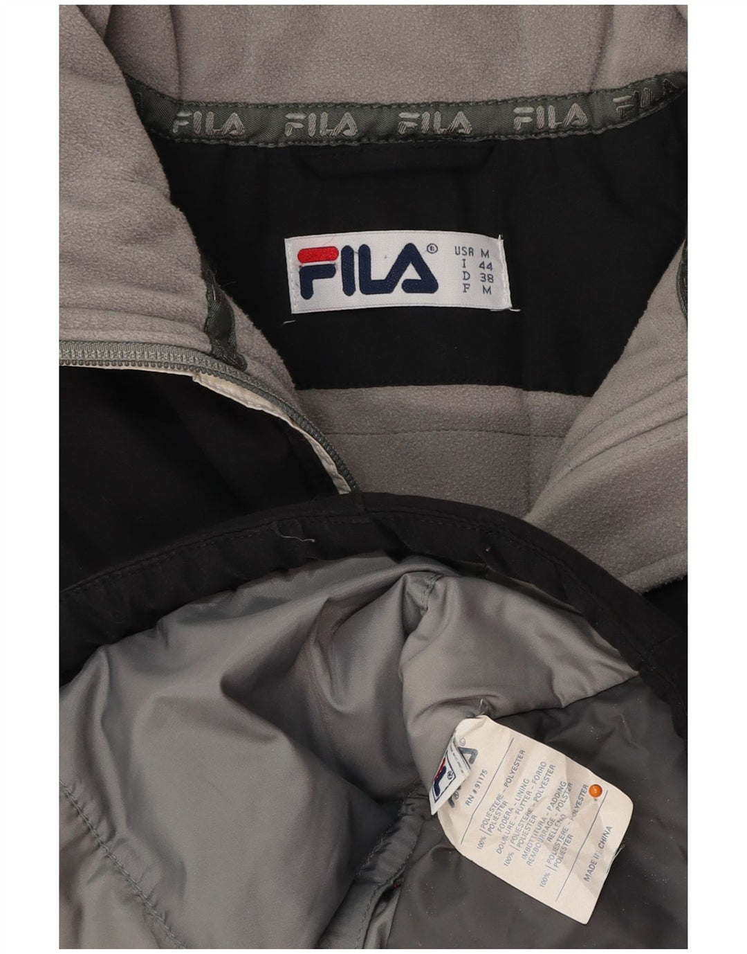 FILA Polstret Damejakke IT 44 Medium Sort Polyester