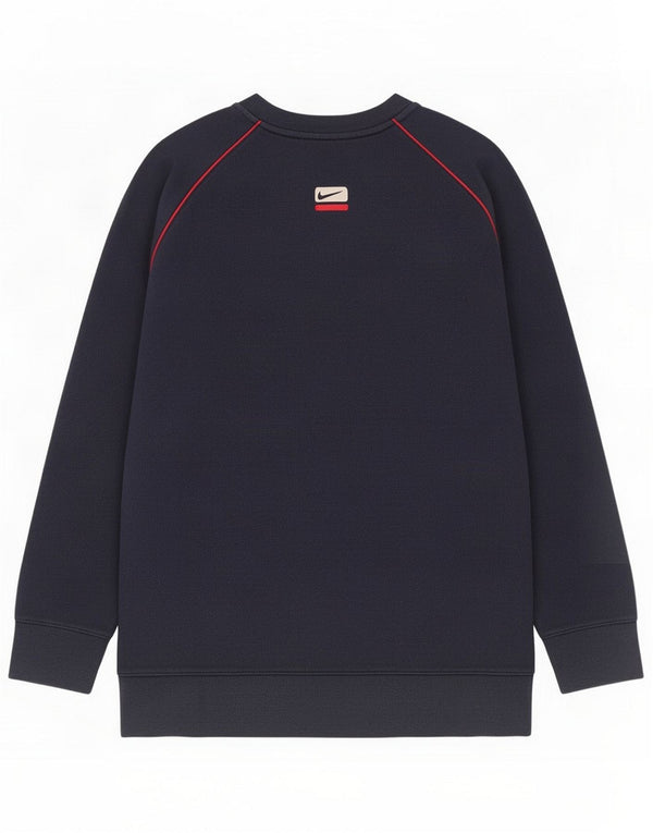 Nike Boys Graphic Sweatshirt Jumper 12-13 år Large Navy Blue Cotton