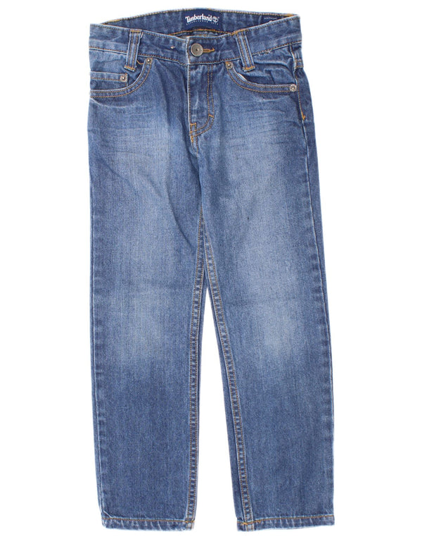 Timberland Boys Straight Jeans 5-6 år W22 L19 Blå Bomuld