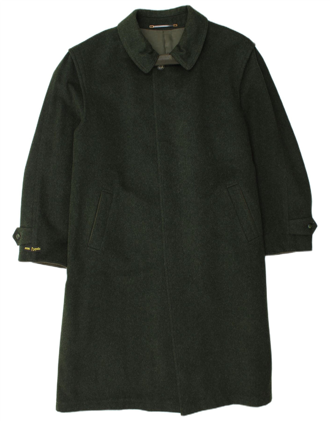 Dolomiten Herre Overfrakke EU 52 XL Grøn Virgin Wool