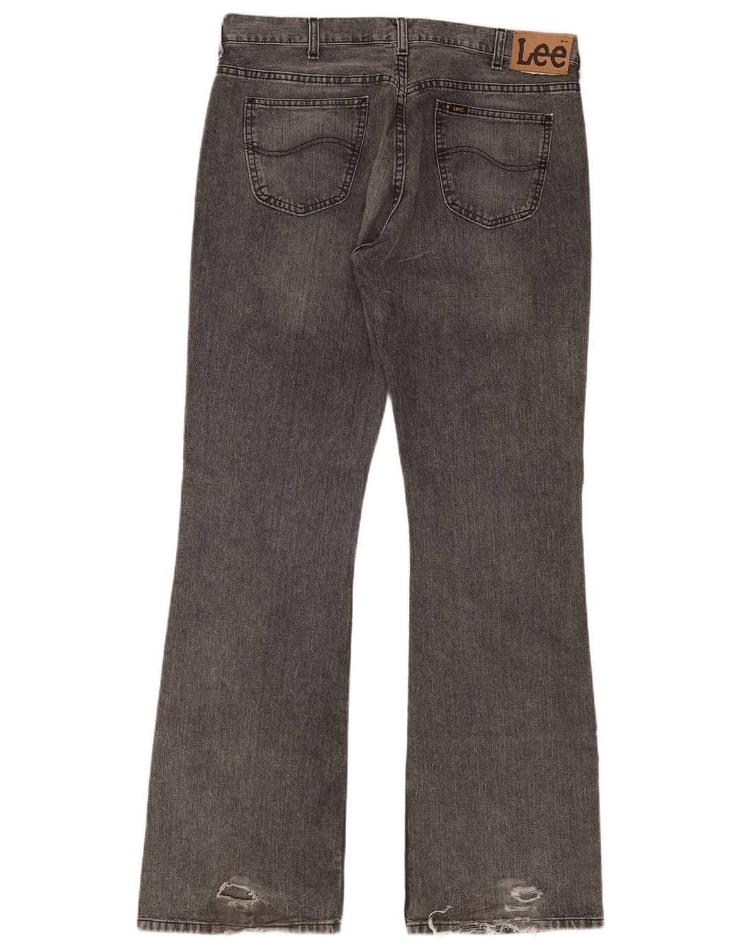 Lee Herre Bootcut Jeans W38 L36 Grå Bomuld