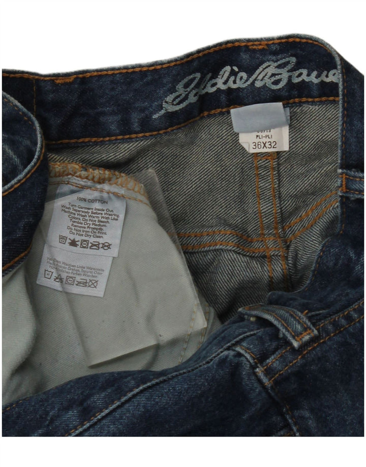 Eddie Bauer lige jeans til kvinder W36 L32 blå bomuld