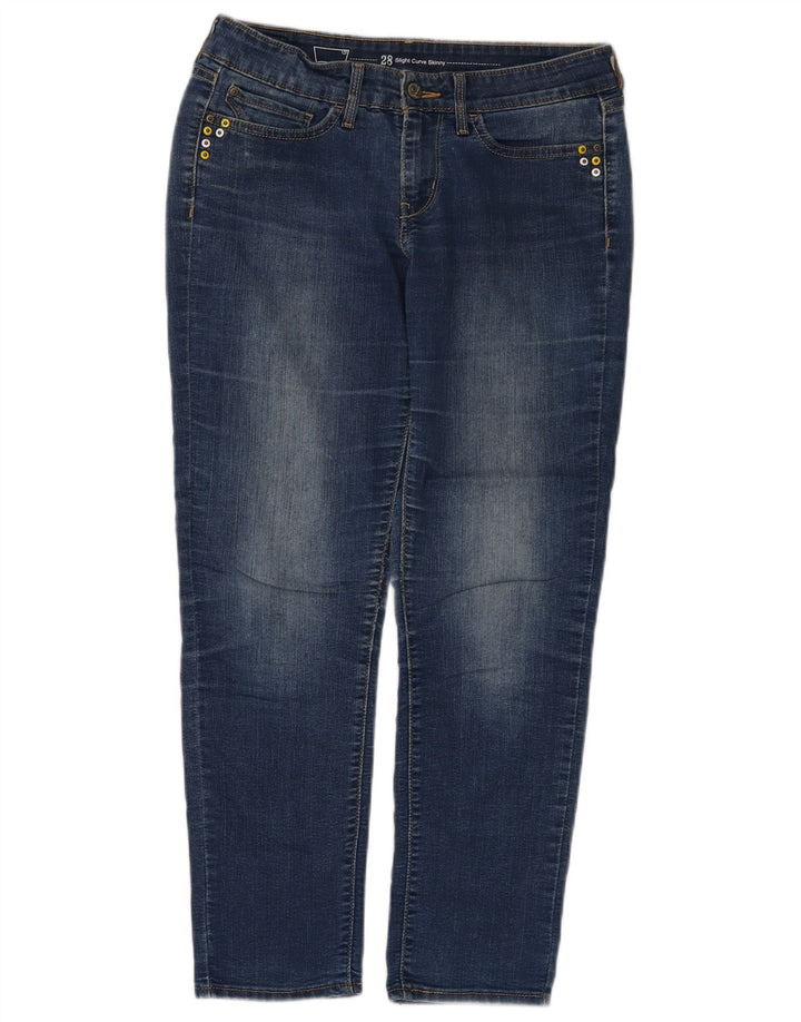 LEVI'S Dame Let kurvede Skinny Jeans W28 L27 Blå