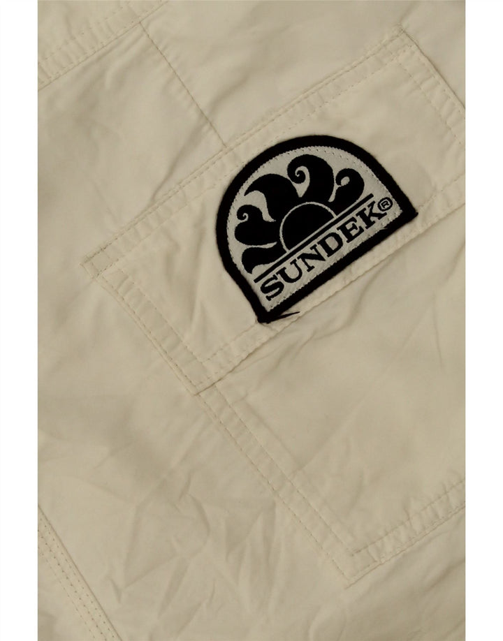 Sundek Herre badeshorts Medium Hvid Nylon