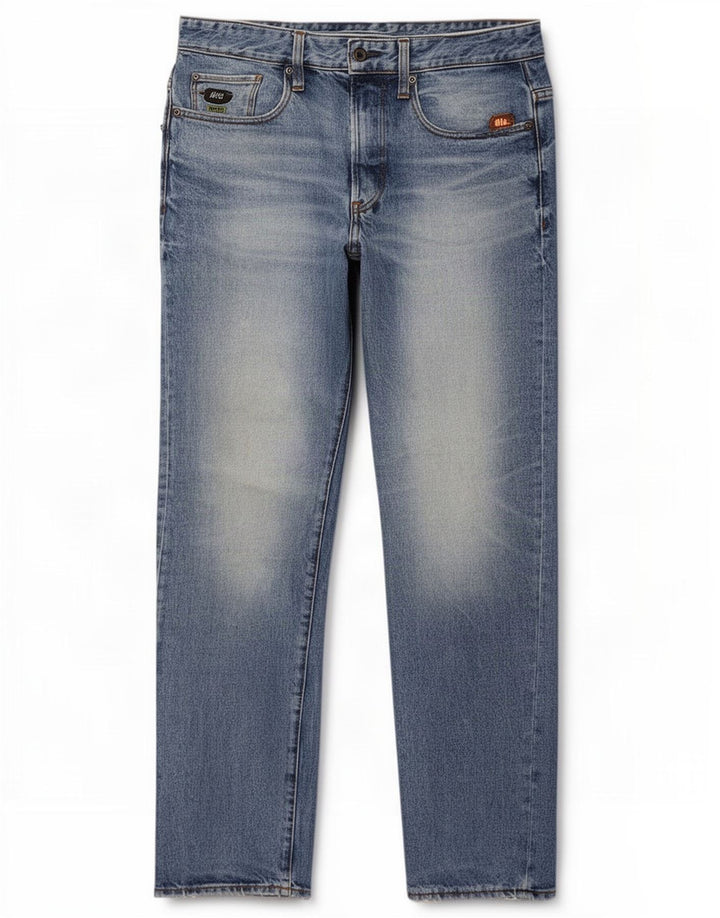 G-Star Straight Jeans til mænd W29 L32 Blå Bomuld