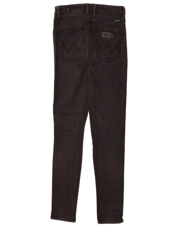 Wrangler drenge skinny jeans med høj talje 9-10 år W28 L28 sort bomuld