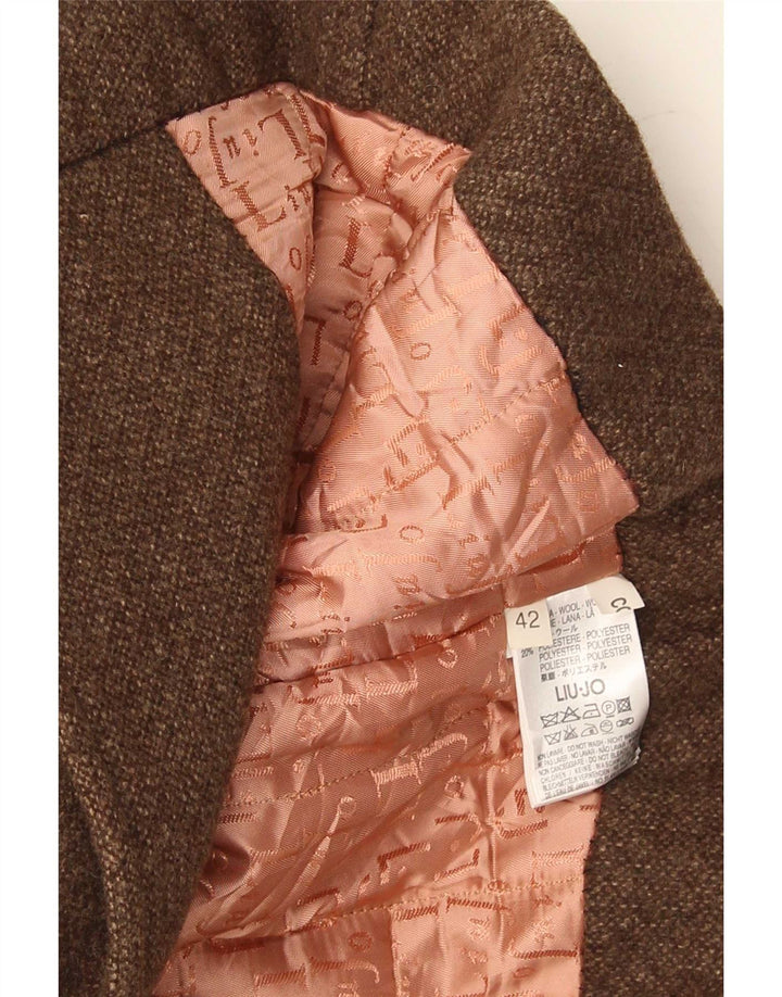 Liu Jo Dame Overfrakke IT 42 Medium Brun Uld