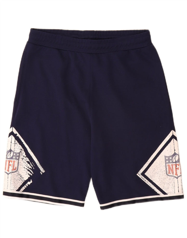 NFL Herre grafiske sportsshorts Medium Navy Blue Colourblock