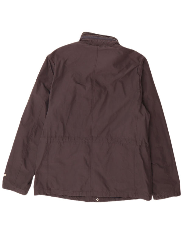 North Sails Herre Hooded Utility Jacket UK 42 XL Navy Blue Polyester