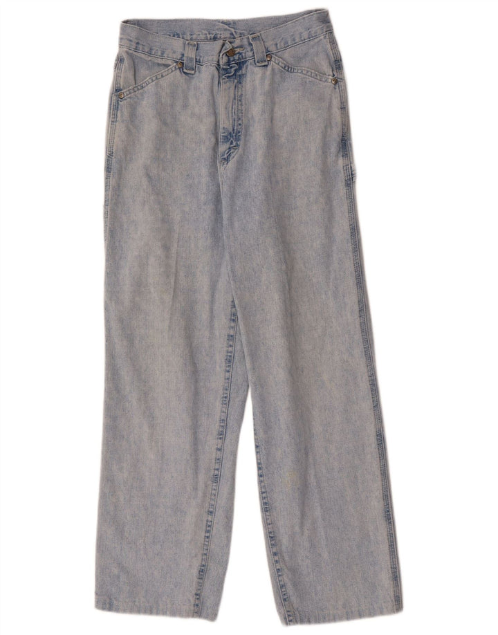 LEE Dame Cargo Loose Jeans W28 L28 Blå Bomuld