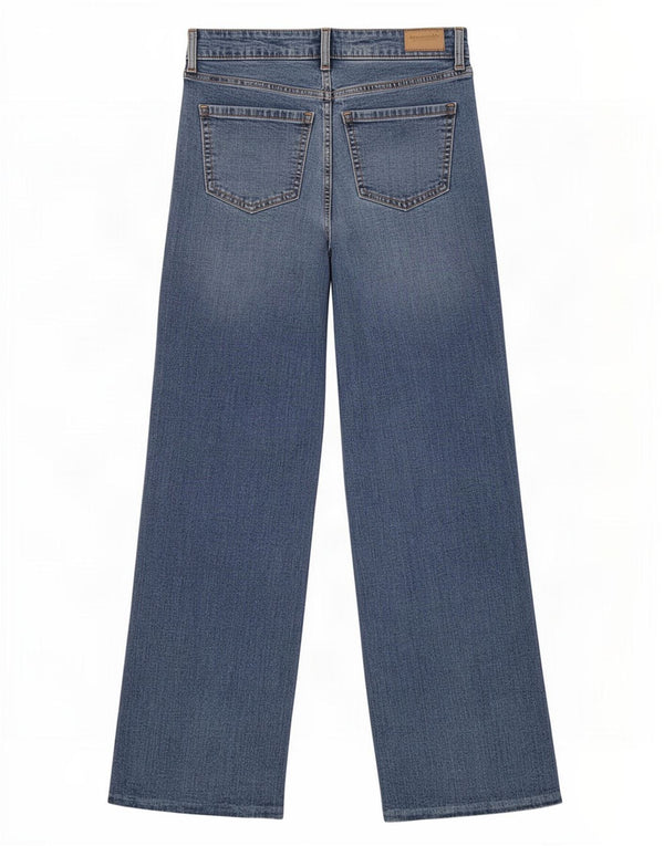 Abercrombie & Fitch Piger Jeans med brede ben 15-16 år W28 L30 Blå