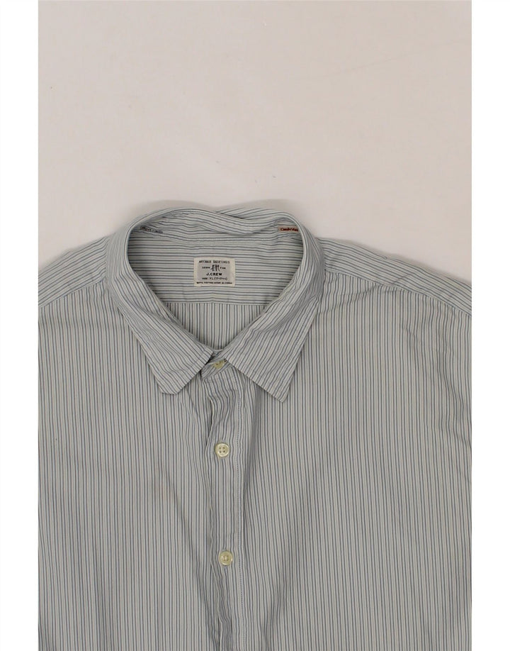 J. CREW Mens Shirt Size 17 17 1/2 XL Blue Striped Vintage J. Crew and Second-Hand J. Crew from Messina Hembry 