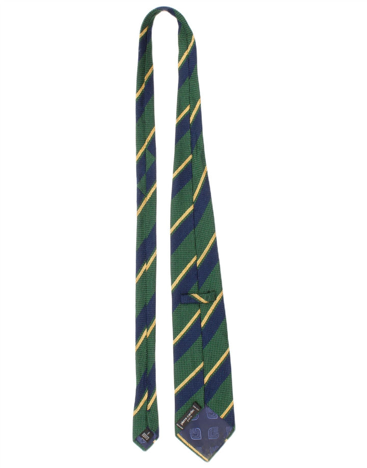 Pierre Cardin Herre slips One Size Grøn Stribet Silke Classic