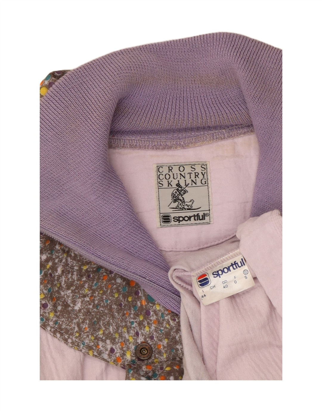 CROSS COUNTRY Dame Anorak Jacket IT 44 Medium Lilla Colourblock