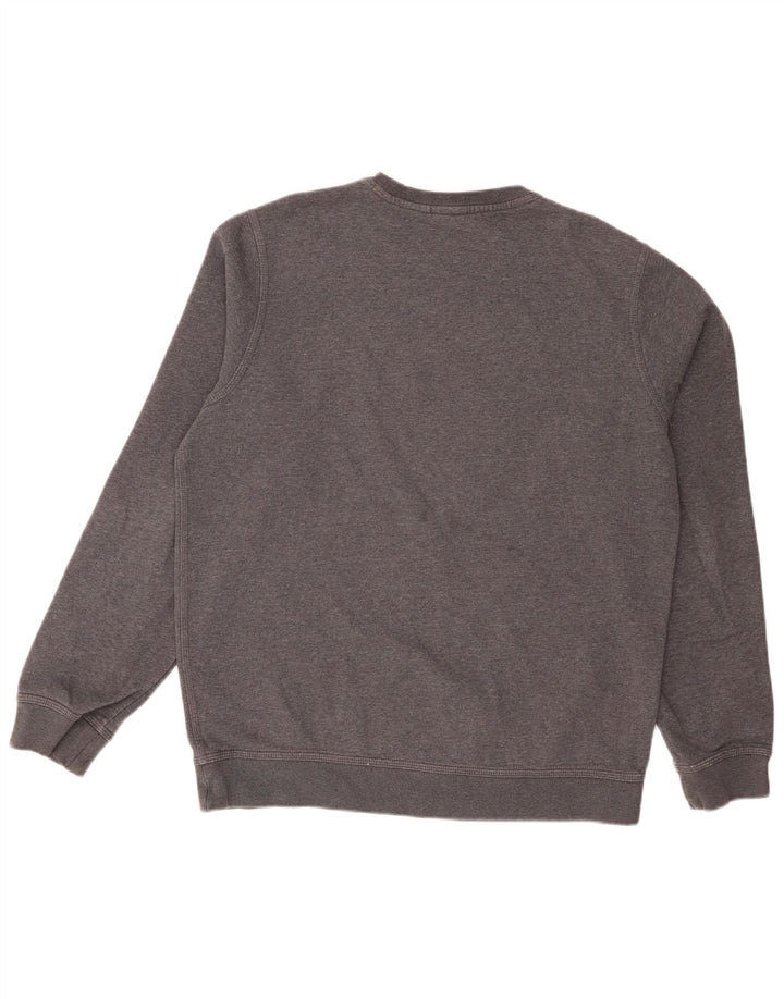Nike Sweatshirt til mænd, stor grå bomuld