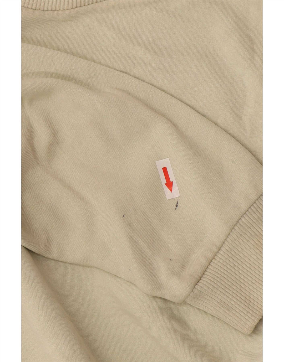 The North Face Dame Sweatshirt Jumper UK 14 Medium Off White Bomuld