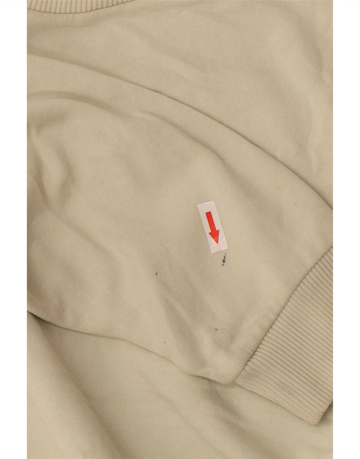 The North Face Dame Sweatshirt Jumper UK 14 Medium Off White Bomuld