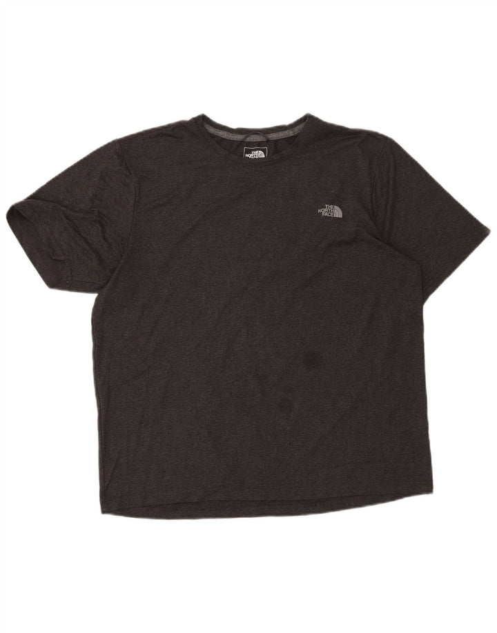 The North Face Herre T-Shirt Top Medium Grey Flecked Polyester